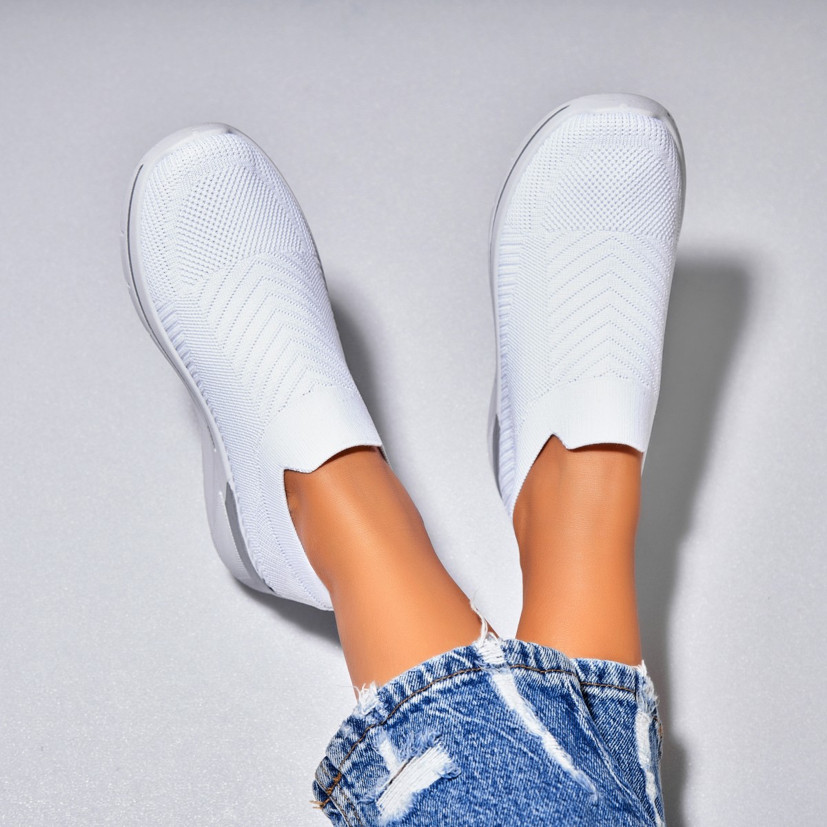 Poze Adidași damă Textil Alb Sofya