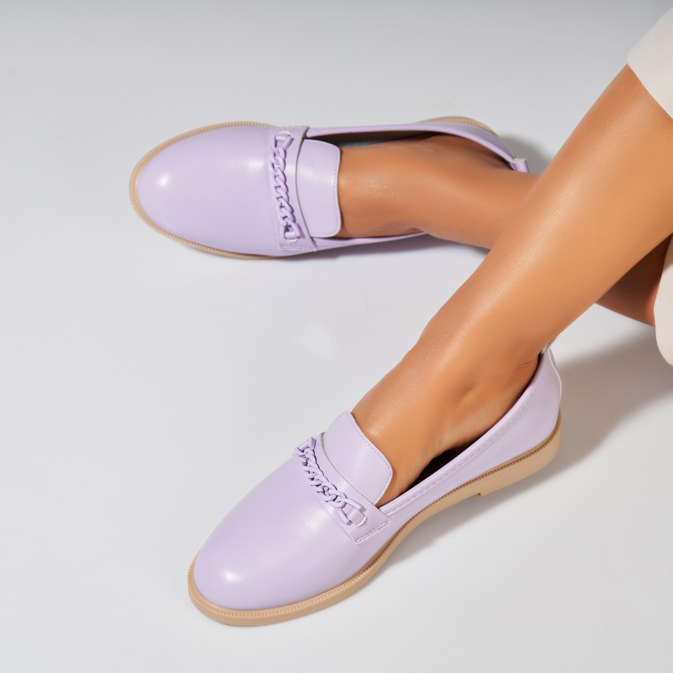 Poze Balerini dama Piele Ecologica Mov Henly