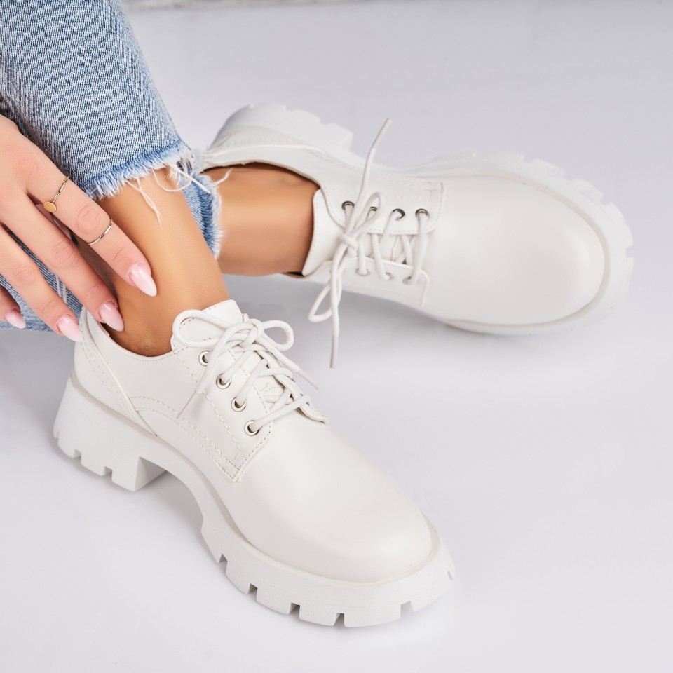 Pantofi dama casual Albi din Piele Ecologica Lenix A4718