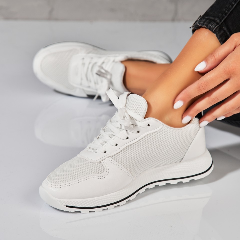 Poze Adidași damă Albi din Piele Ecologica Yeico