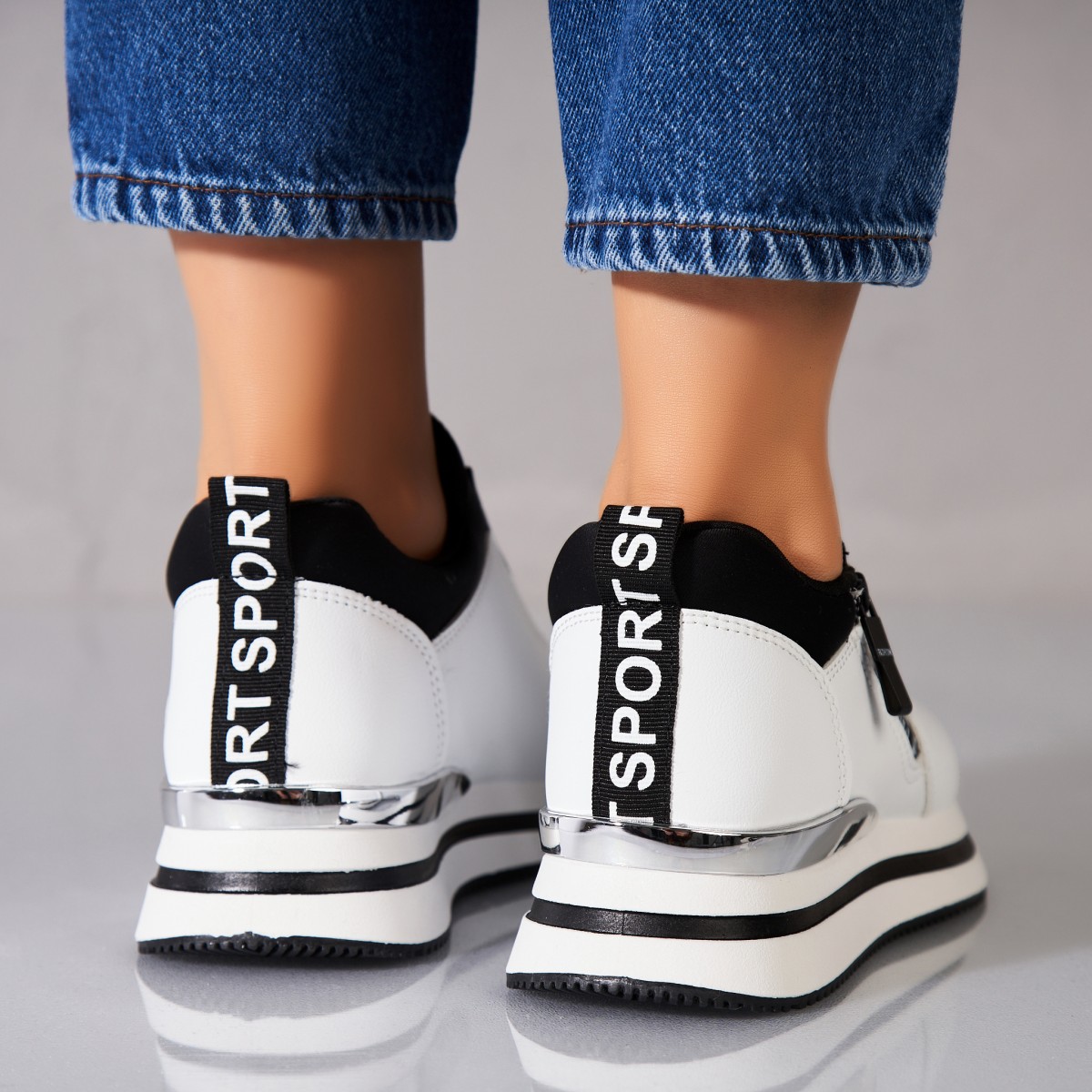 Poze Adidași damă Piele Ecologica Alb Rylan