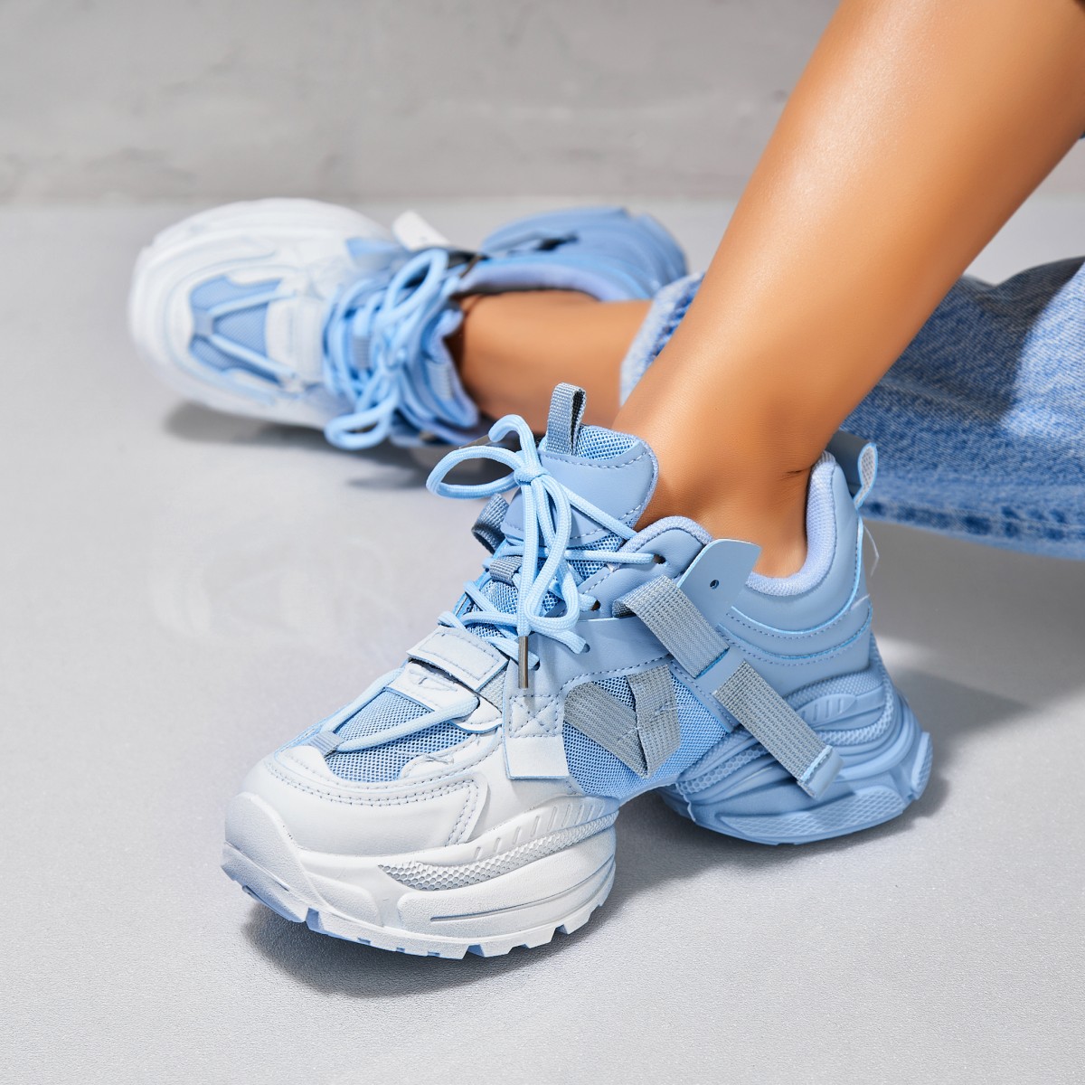 Poze Adidași damă Piele Ecologica Albastru Anise