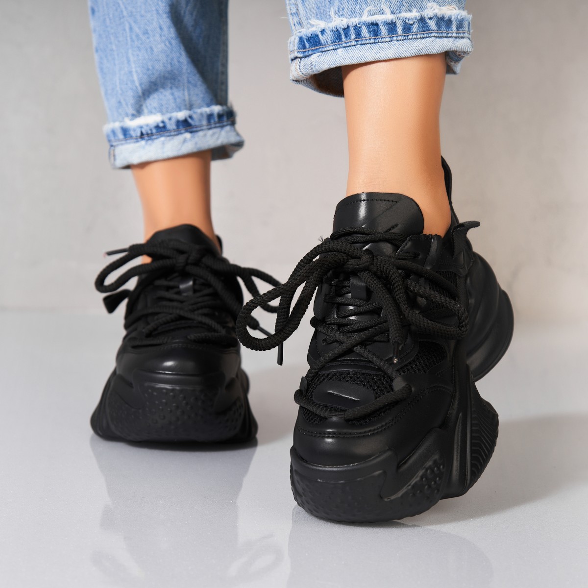 Poze Adidași damă Piele Ecologica Negru Lorine