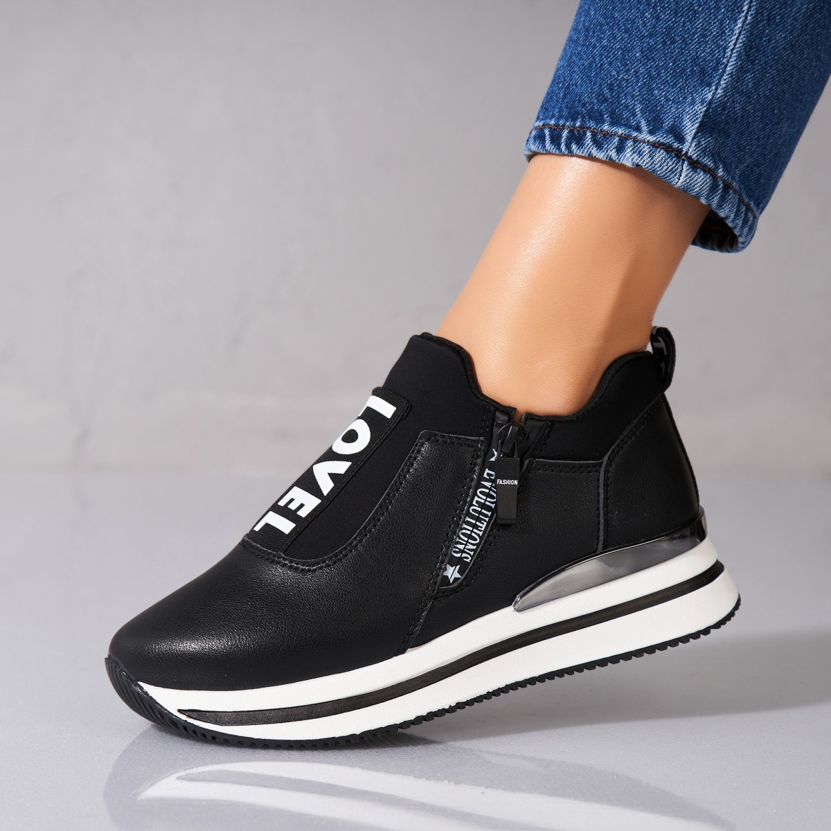 Poze Adidași damă Piele Ecologica Negru Rylan