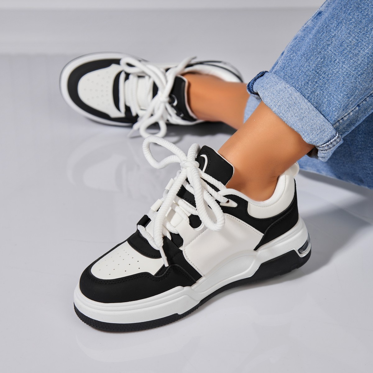 Poze Adidași damă Piele Ecologica Negru Veida