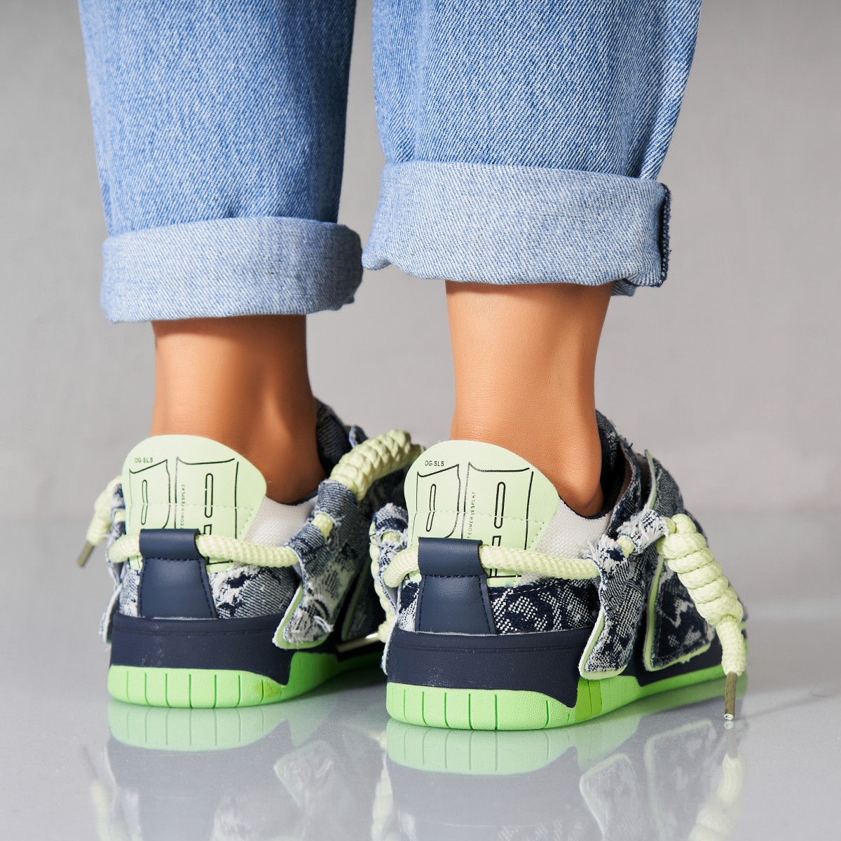 Poze Adidași damă Piele Ecologica Verde Autry