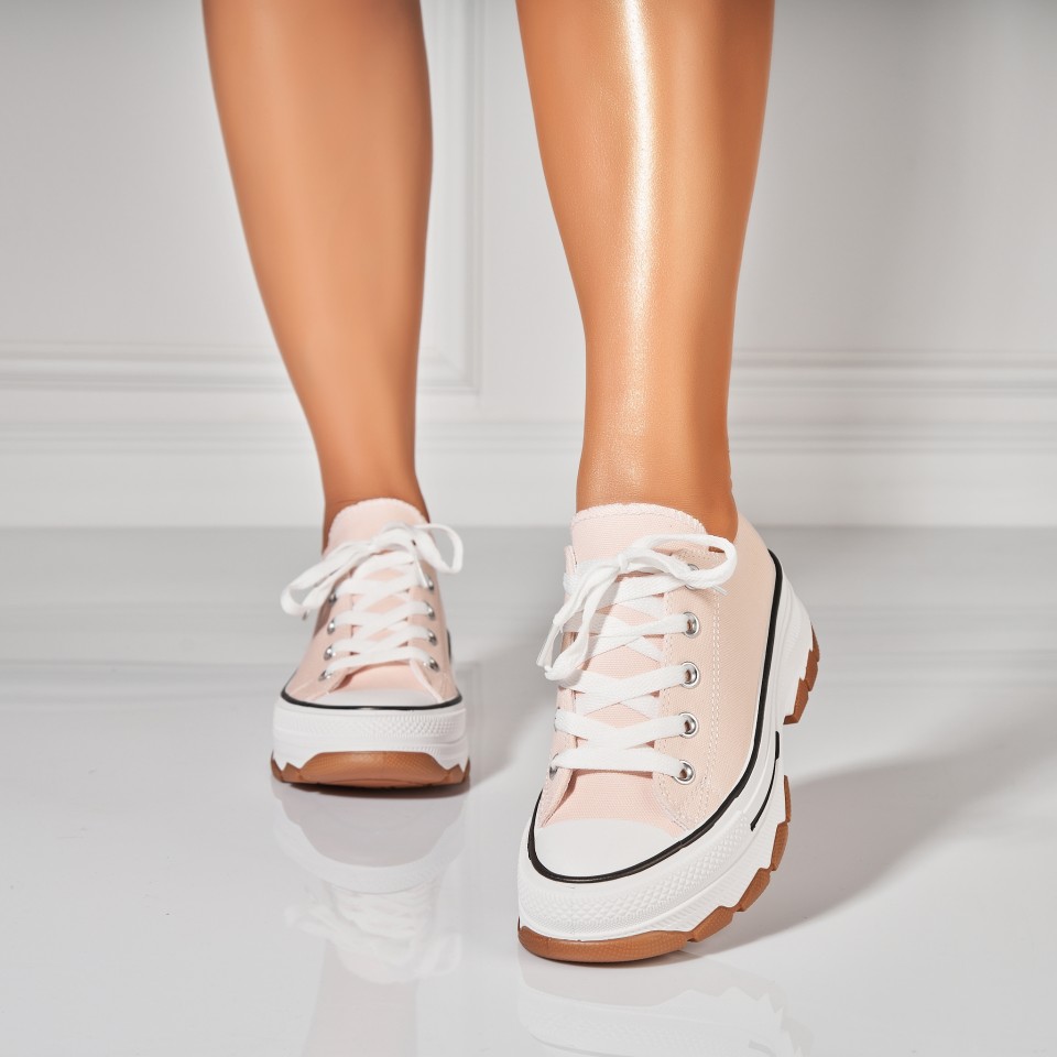 Poze Adidasi Dama Roz din Textil Tashi