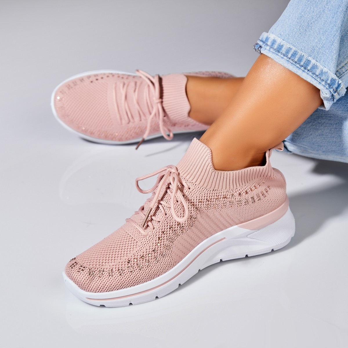 Poze Adidași damă Textil Roz Rinna