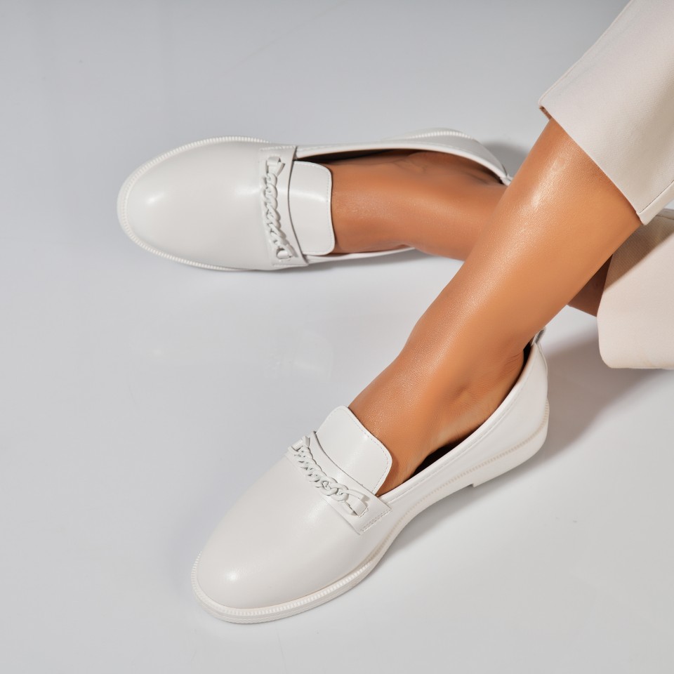 Poze Balerini dama Piele Ecologica Alb Henly