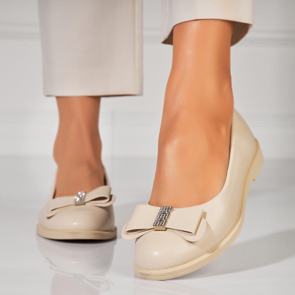 Poze Balerini dama Piele Ecologica Bej Marija