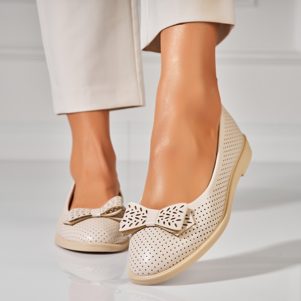 Poze Balerini dama Piele Ecologica Bej Yamen