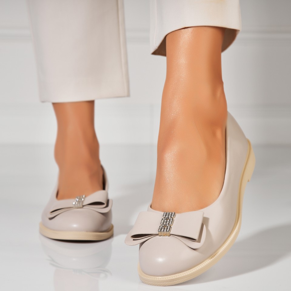 Poze Balerini dama Piele Ecologica Gri Marija