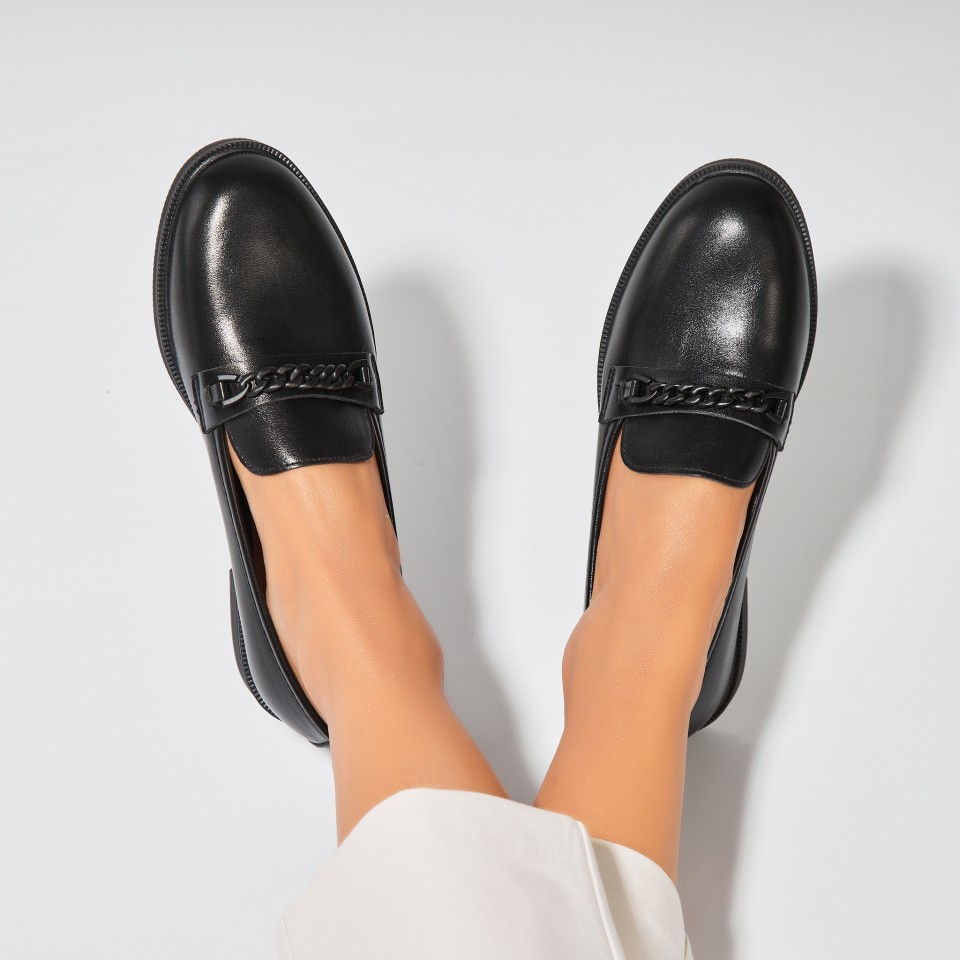 Poze Balerini dama Piele Ecologica Negru Henly