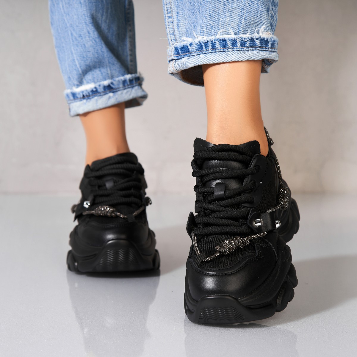 Poze Adidași damă Piele Ecologica Negru Aalya