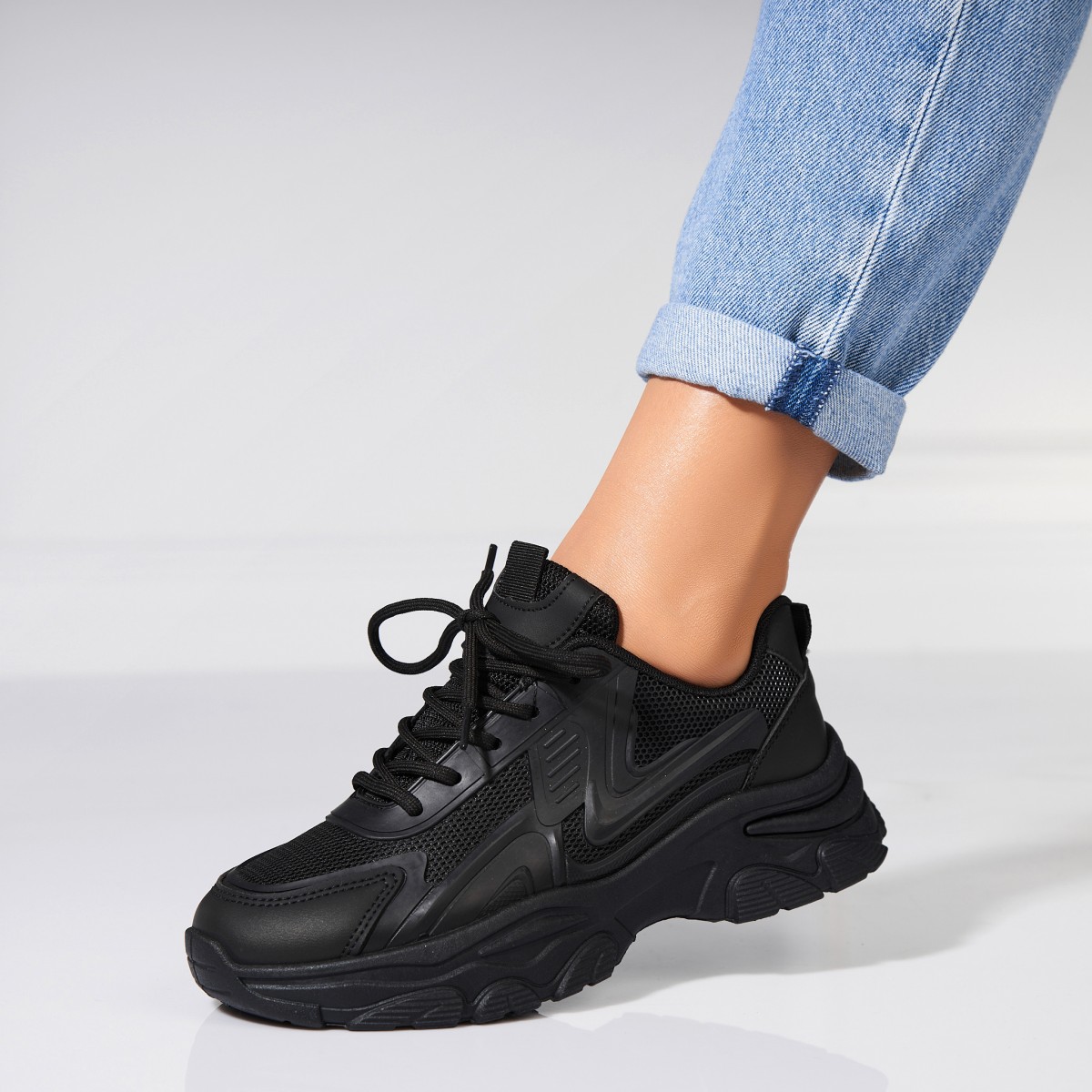 Poze Adidași damă Piele Ecologica Negru Enara