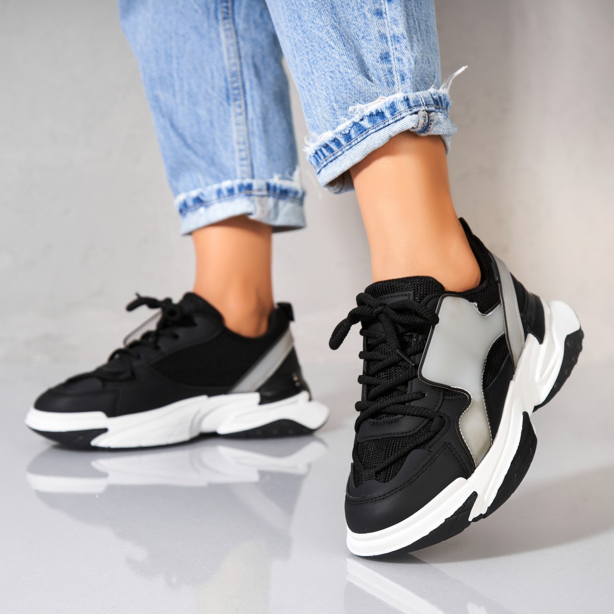 Poze Adidași damă Piele Ecologica Negru Zarie