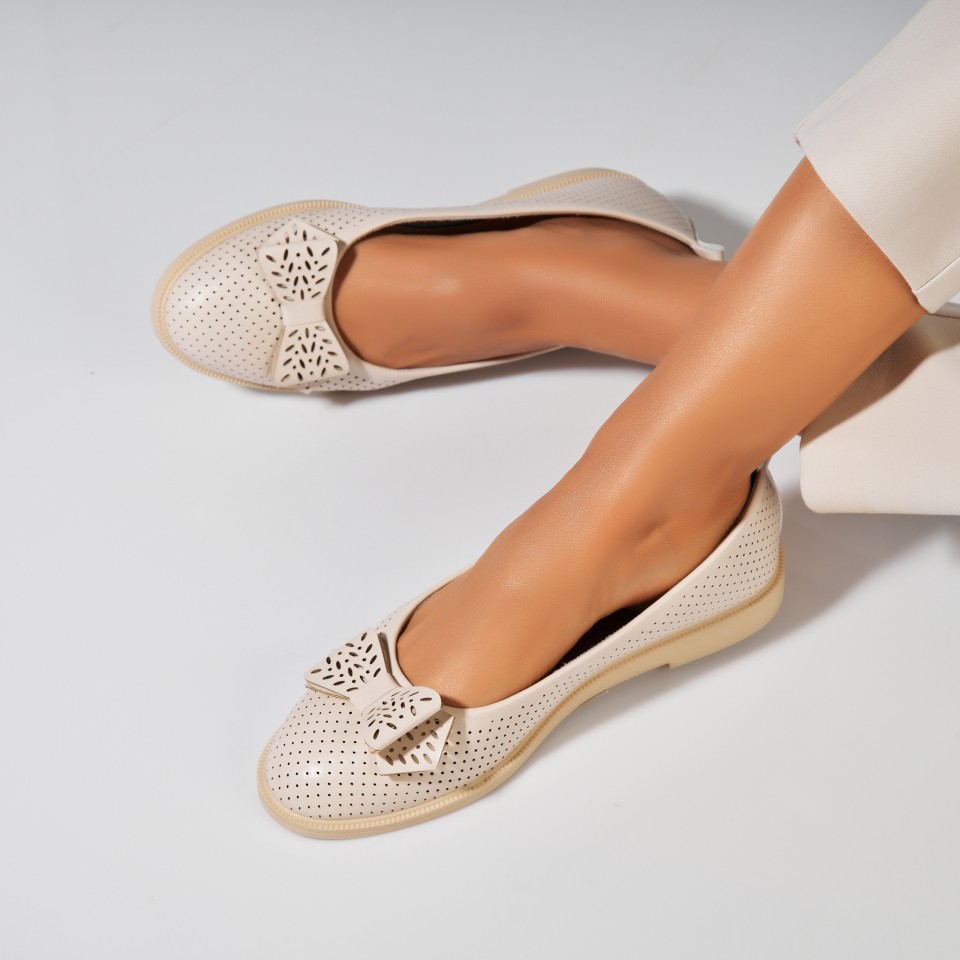 Poze Balerini dama Piele Ecologica Bej Yamen