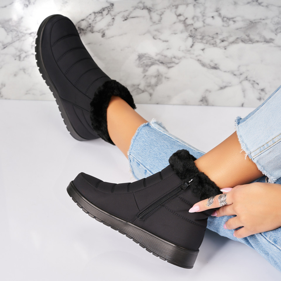 Poze Ghete Dama Imblanite Negre din Fas Danaya