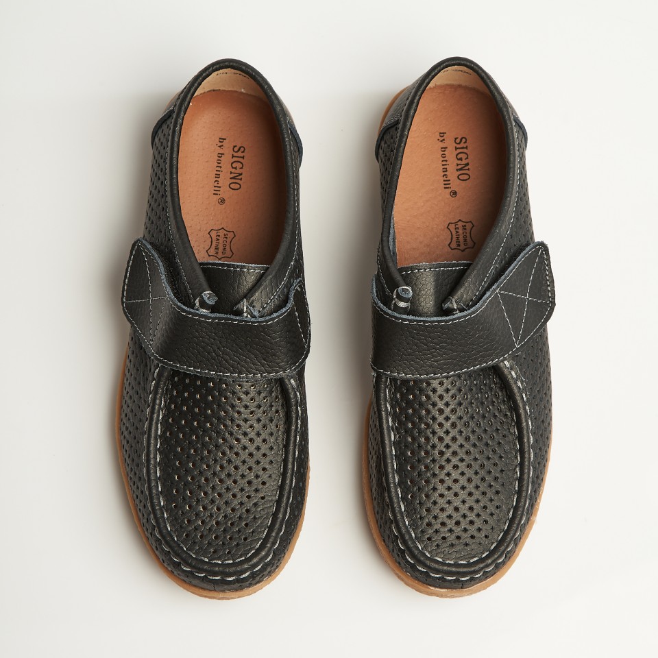 Poze Mocasini dama Piele Naturala Negri Takari