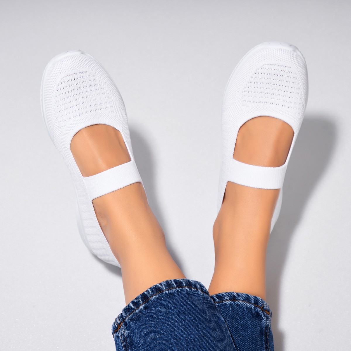 Poze Pantofi dama casual Albi din Textil Lynna