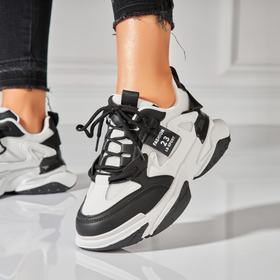 Poze Adidasi Dama Albi din Piele Ecologica Ruth2