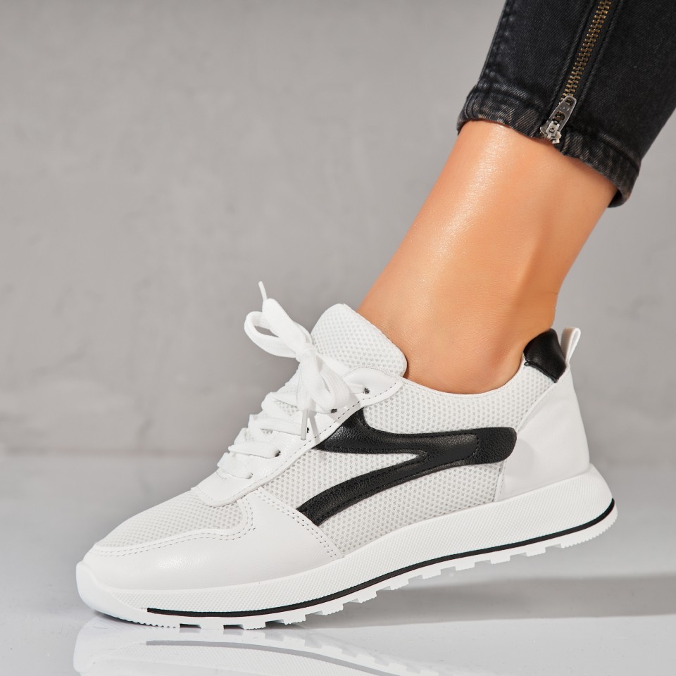 Poze Adidași damă Albi din Piele Ecologica Yeico