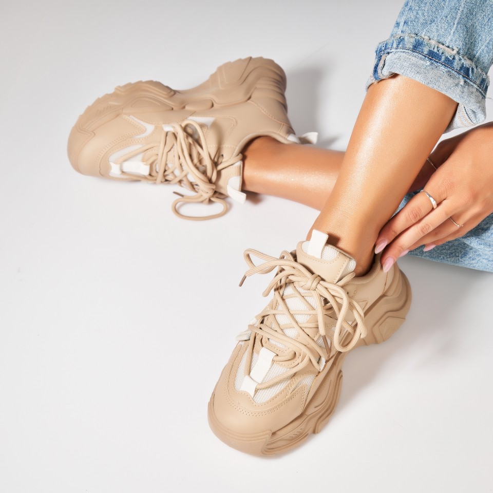 Poze Adidasi Dama Kaki din Piele Ecologica Tonya