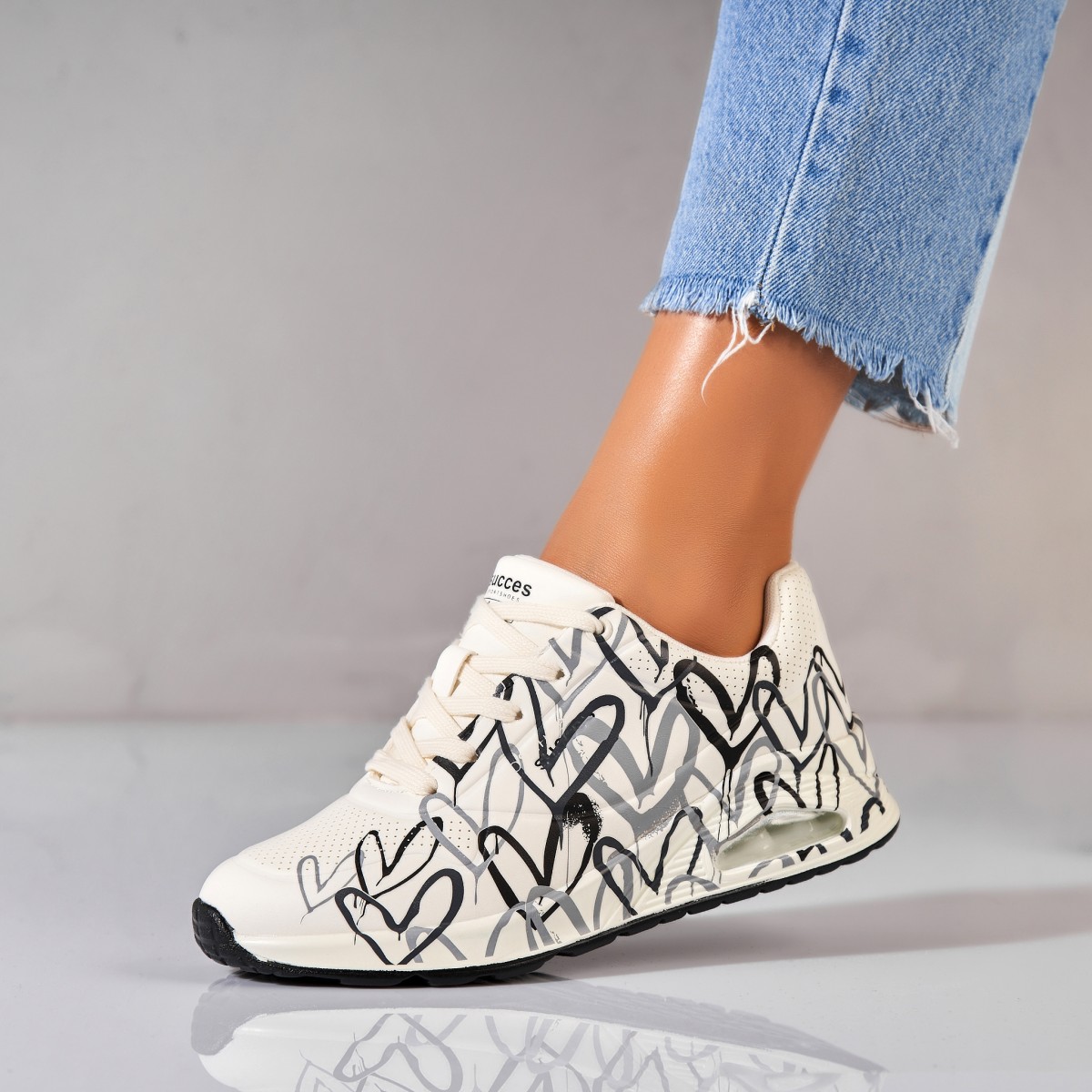 Poze Adidași damă Piele Ecologica Alb Aliha