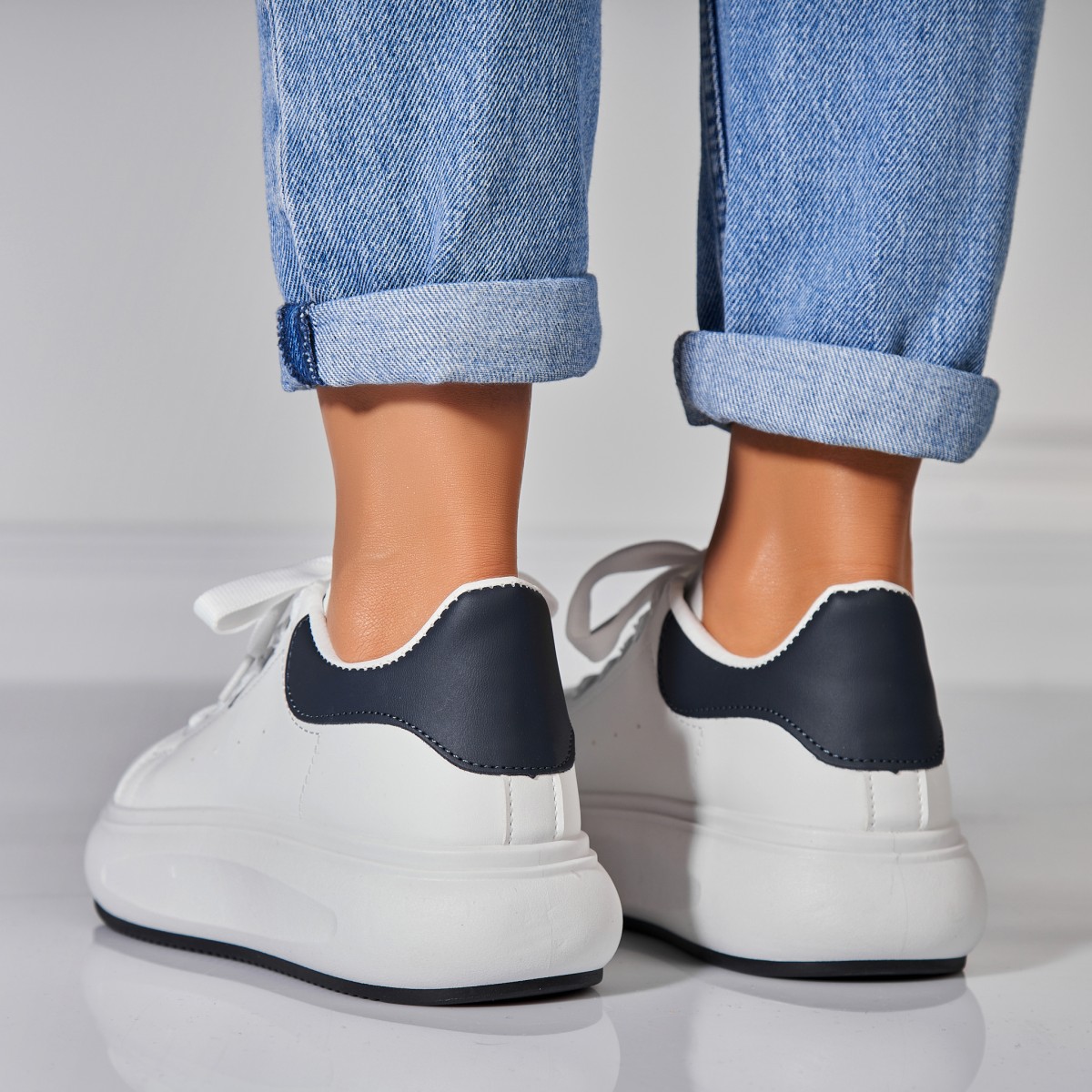 Poze Adidași damă Piele Ecologica Alb Stely