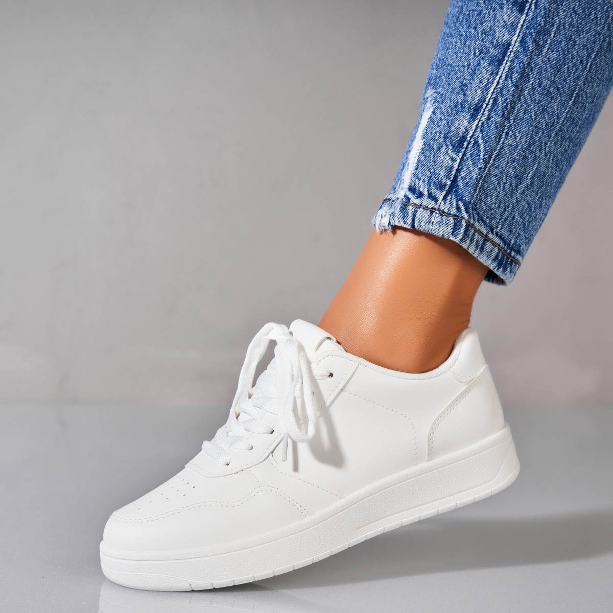 Poze Adidași damă Piele Ecologica Alb Zaidy