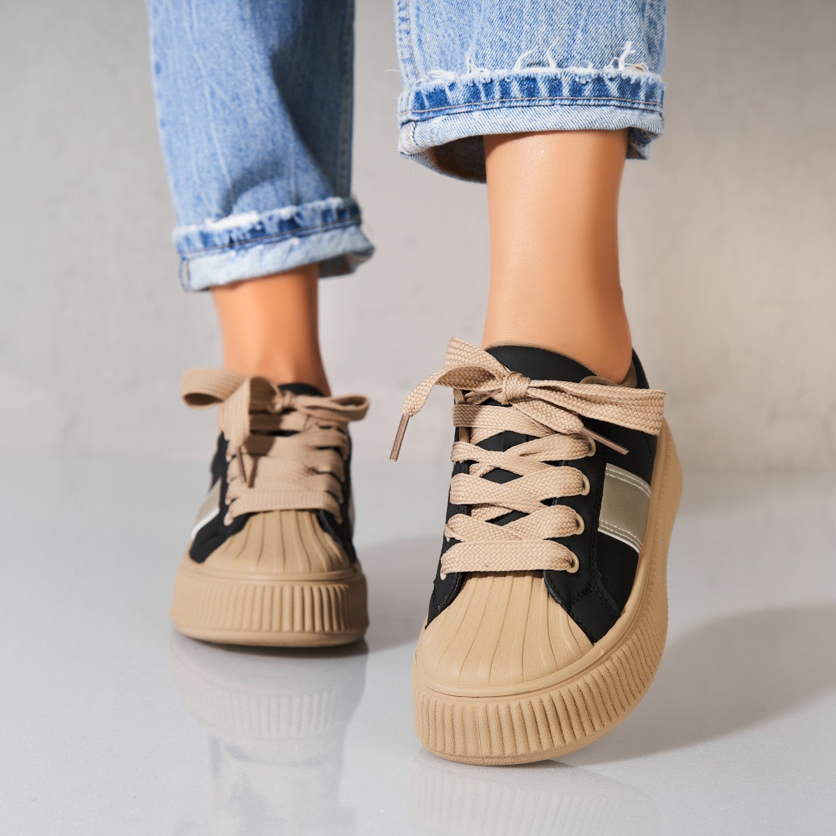Poze Adidași damă Piele Ecologica Maro Lainy