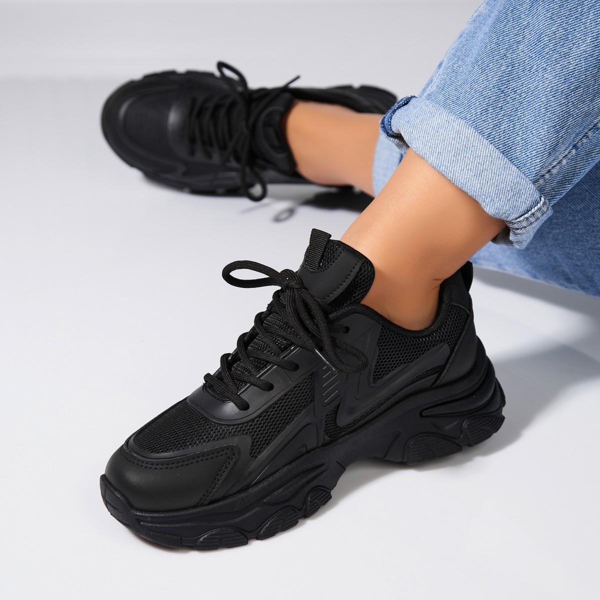 Poze Adidași damă Piele Ecologica Negru Enara
