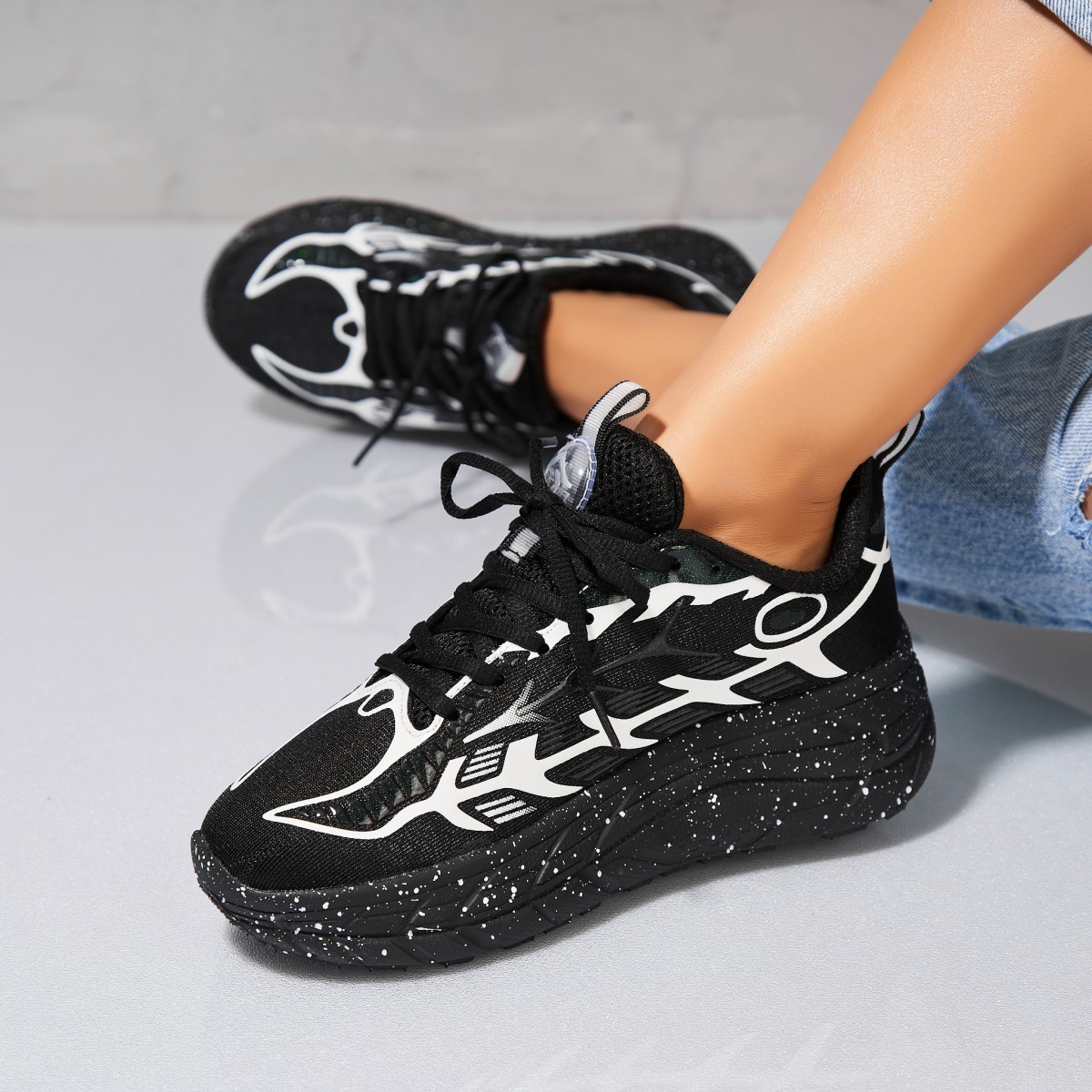 Poze Adidași damă Textil Negru Frimy