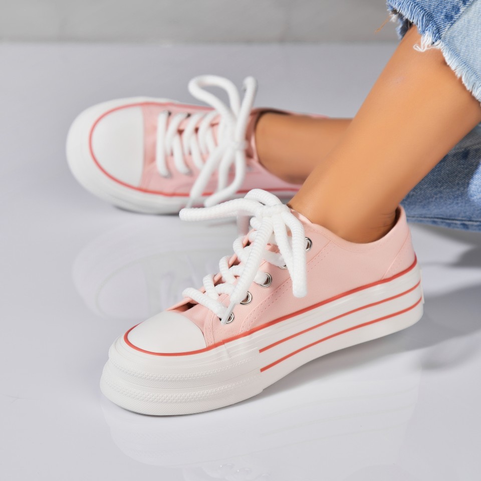 Poze Adidași damă Textil Roz Elayna