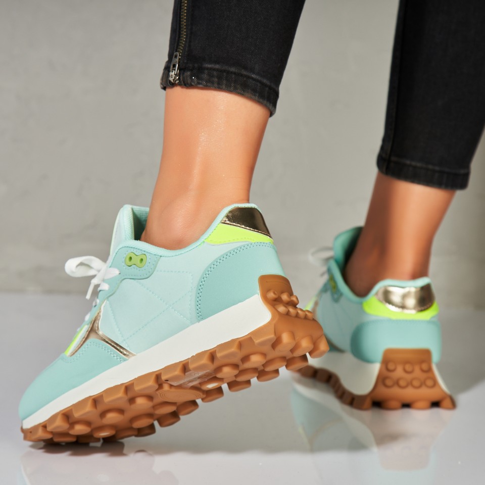 Poze Adidași damă Verzi din Piele Ecologica Anori