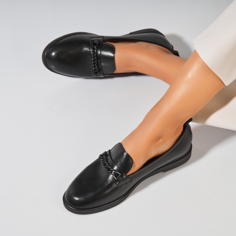 Poze Balerini dama Piele Ecologica Negru Henly