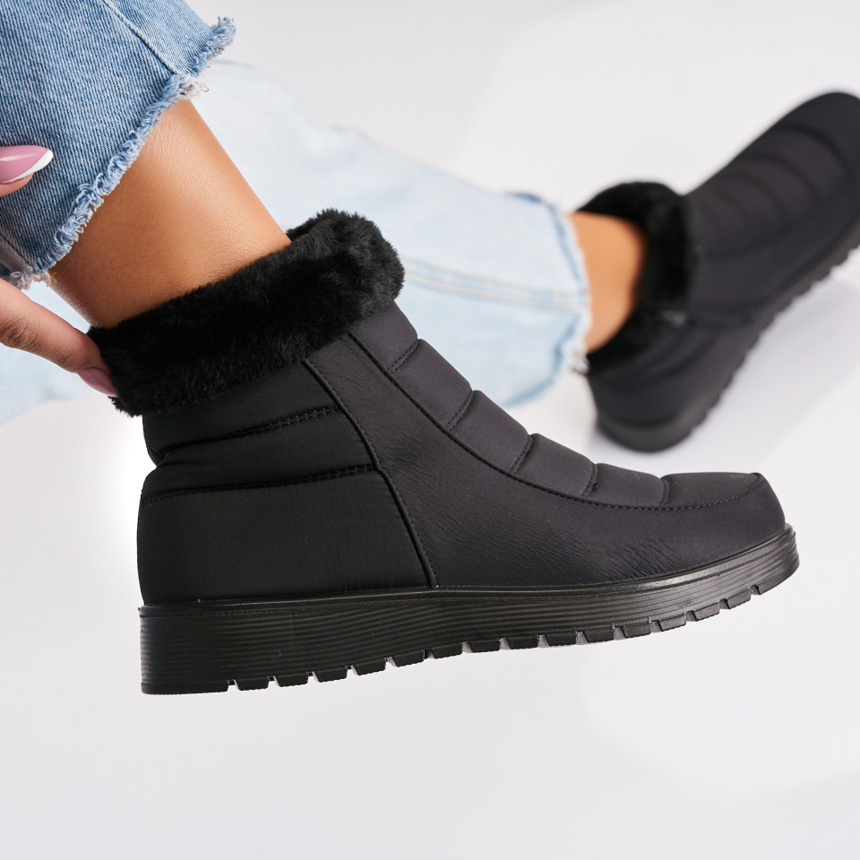 Poze Ghete Dama Imblanite Negre din Fas Danaya