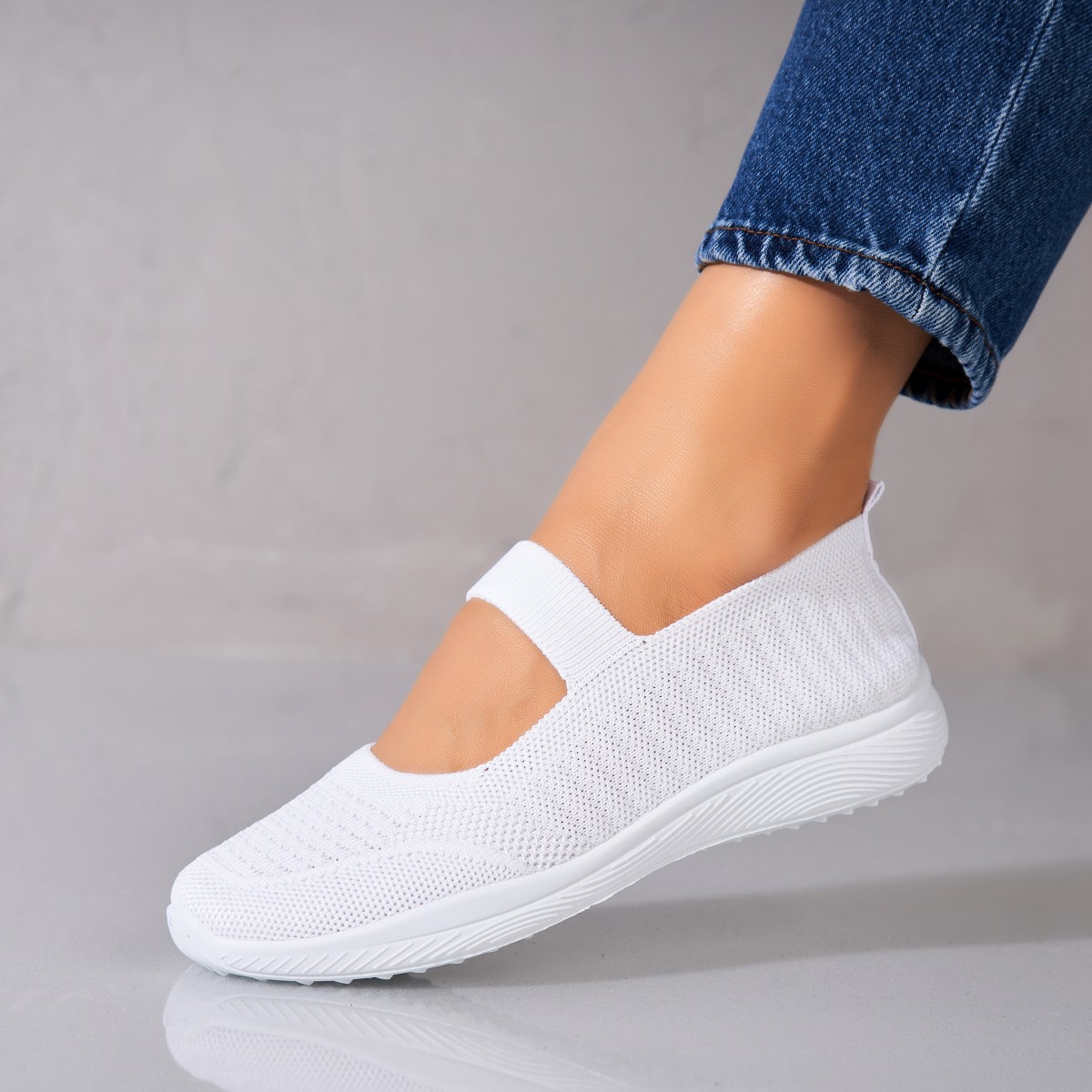 Poze Pantofi dama casual Albi din Textil Lynna