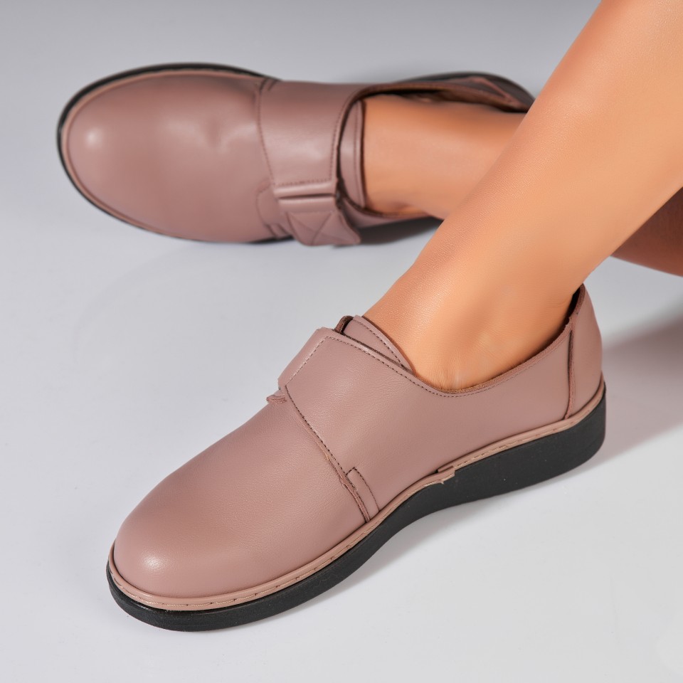 Poze Pantofi dama casual Kaki din Piele Ecologica Nataly