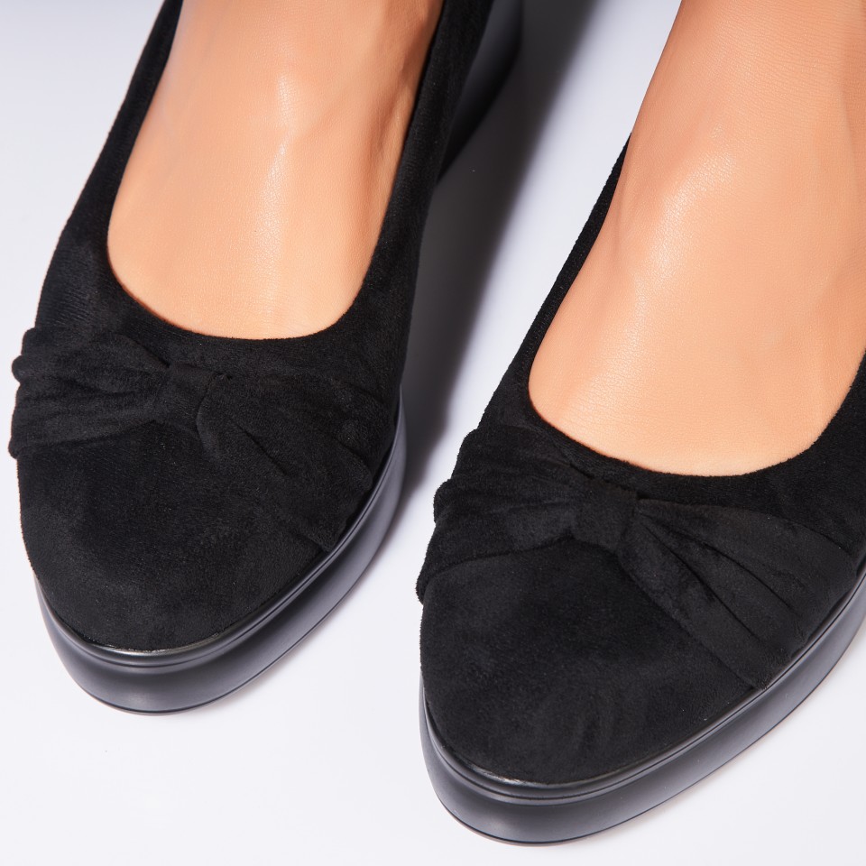 Poze Pantofi dama casual Negri din Piele Ecologica Intoarsa Eslyn2