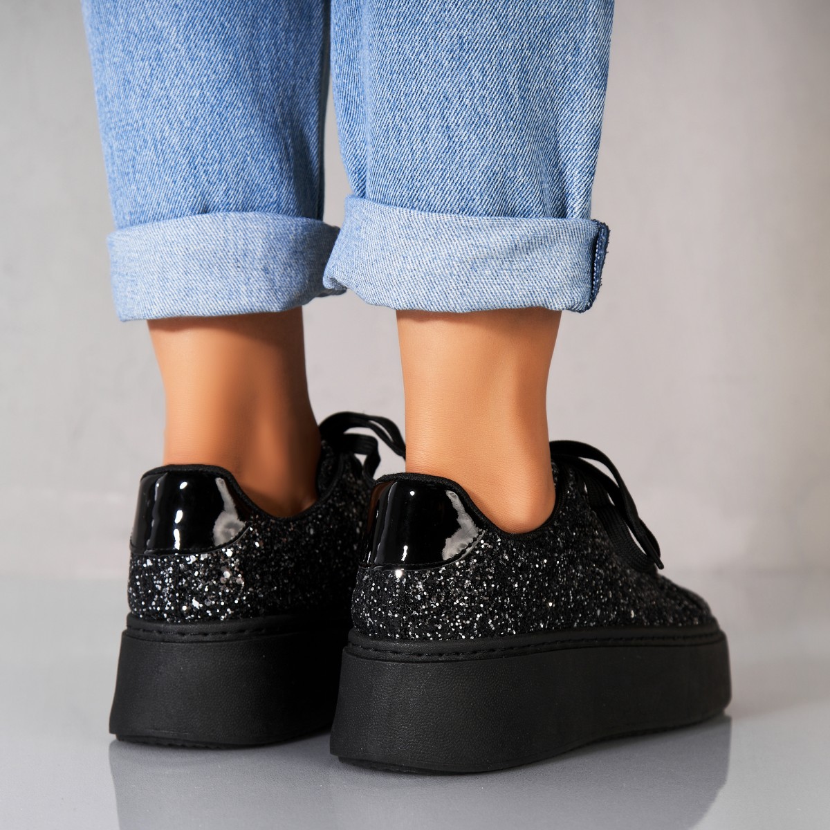 Poze Adidași damă Glitter Negru Aster2