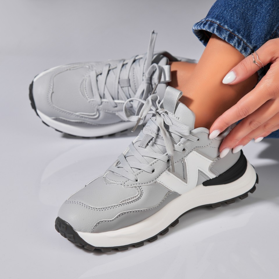 Poze Adidași damă Gri din Piele Ecologica Dayra