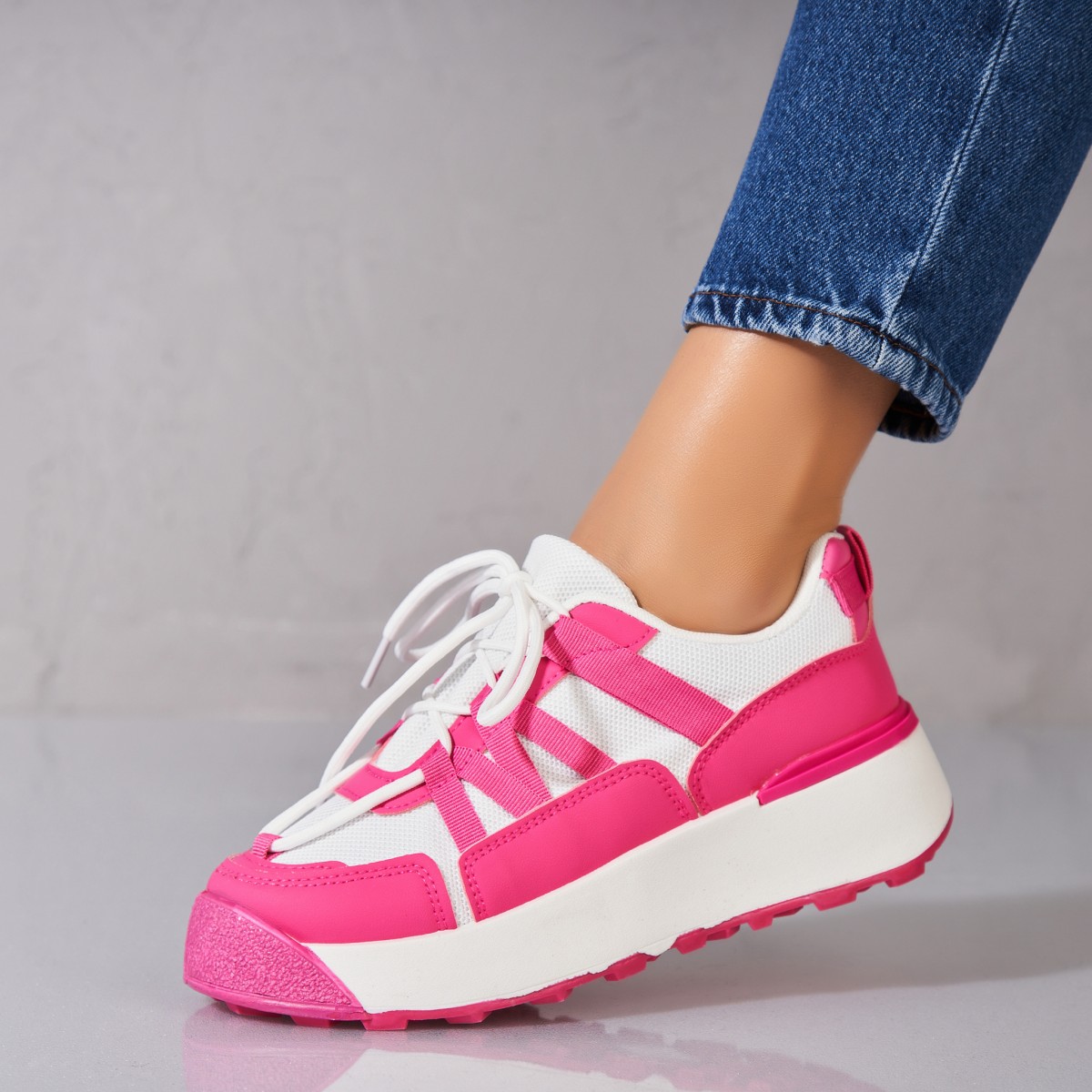Poze Adidași damă Piele Ecologica Fucsia Markia
