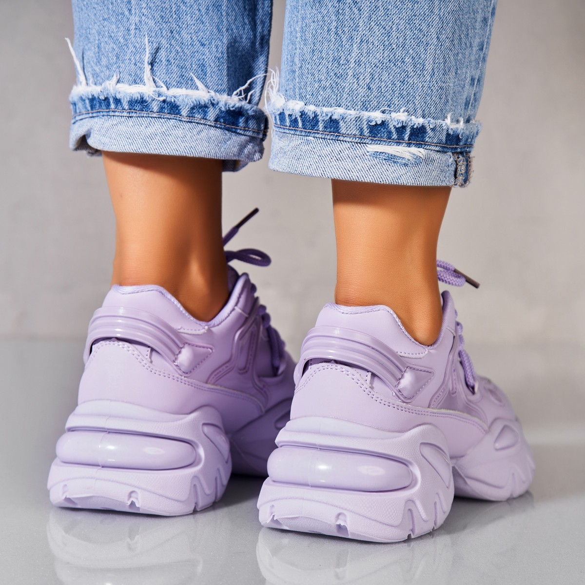 Poze Adidași damă Piele Ecologica Mov Sufia