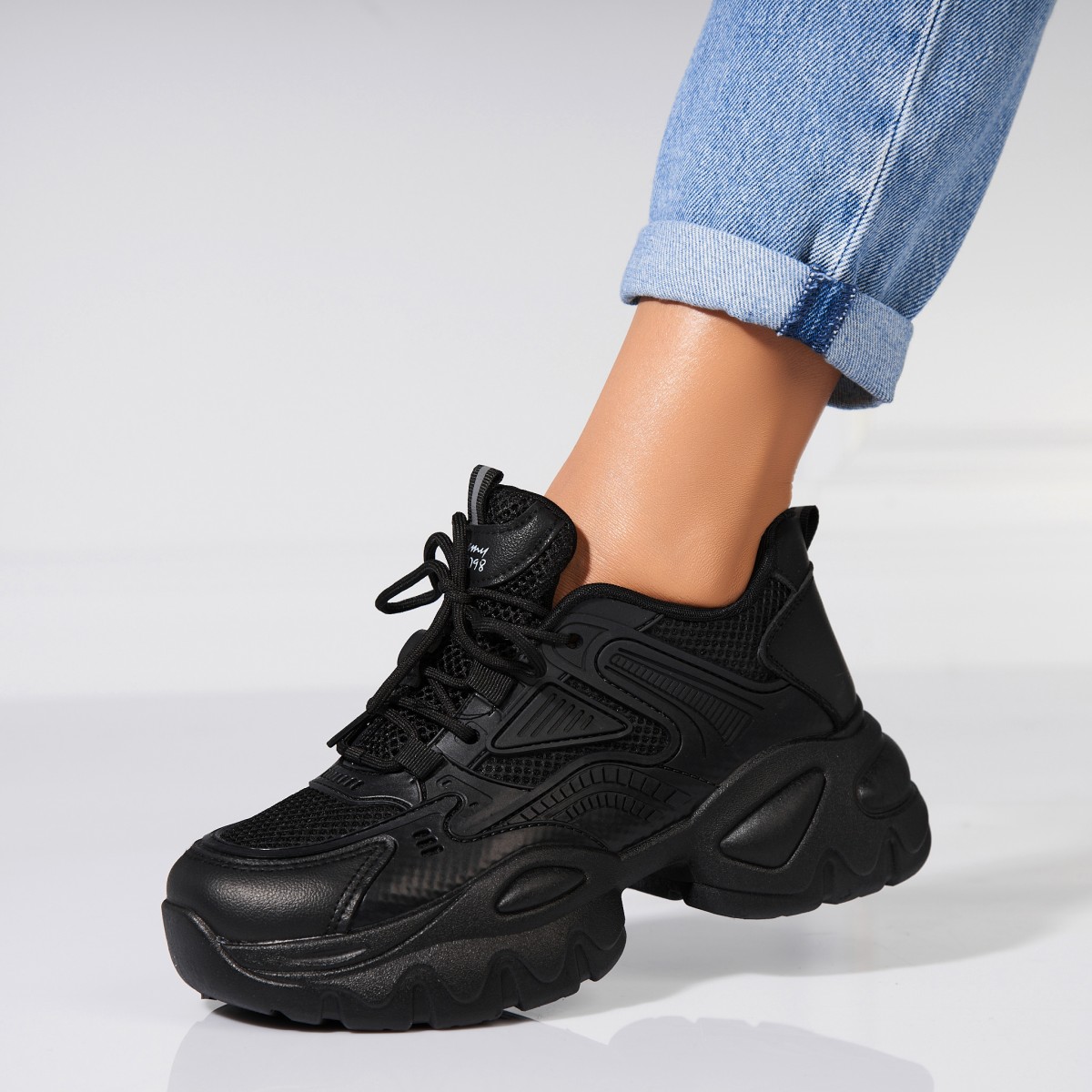 Poze Adidași damă Piele Ecologica Negru Kaziya