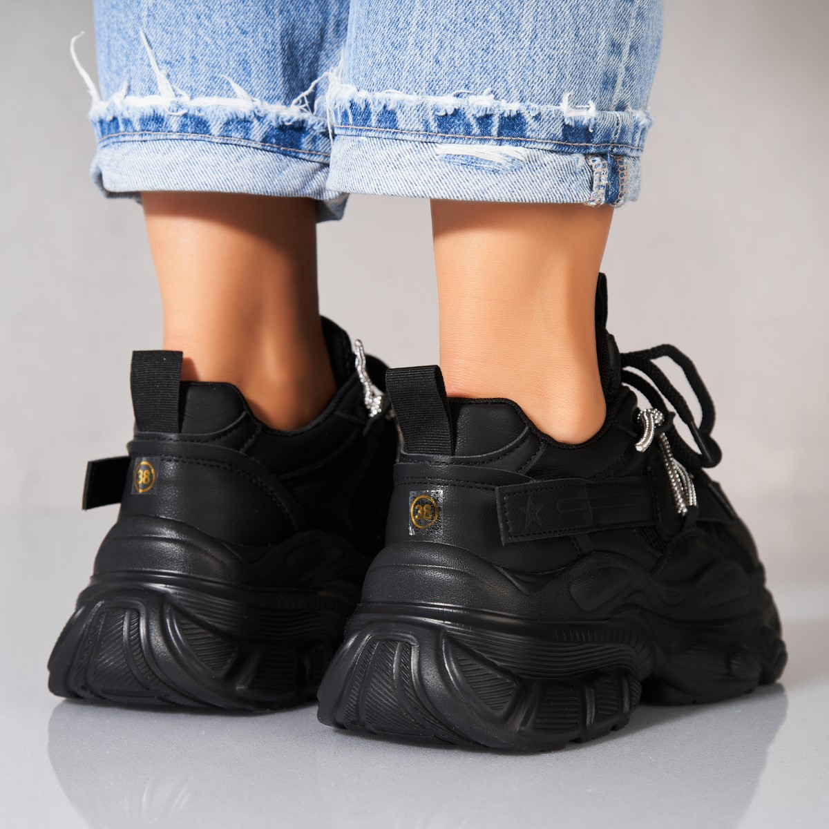 Poze Adidași damă Piele Ecologica Negru Senia