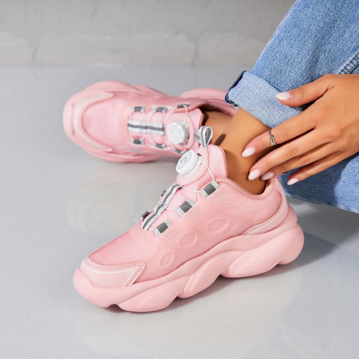 Poze Adidași damă Piele Ecologica Roz Kayen