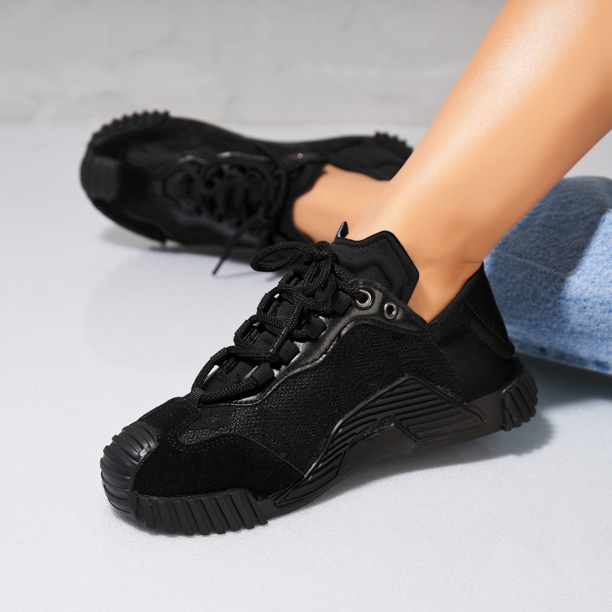 Poze Adidași damă Textil Negru Xayla