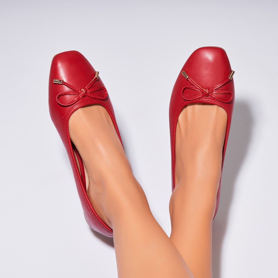 Poze Balerini dama Piele Ecologica Bordo Yazan