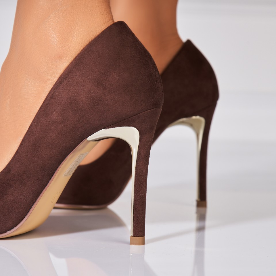 Poze Pantofi dama stiletto Maro din Piele Ecologica Intoarsa Kaisei